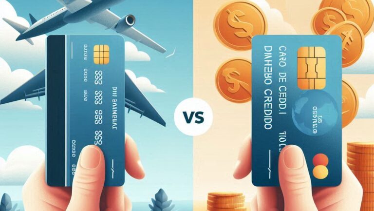 Comparativo milhas aéreas vs dinheiro: cartão de crédito e dinheiro físico em rivalidade